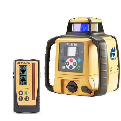 Laser rotatif Double pente RL-200 2S Avec Cellule LS-100D, Télécommande + Valise
