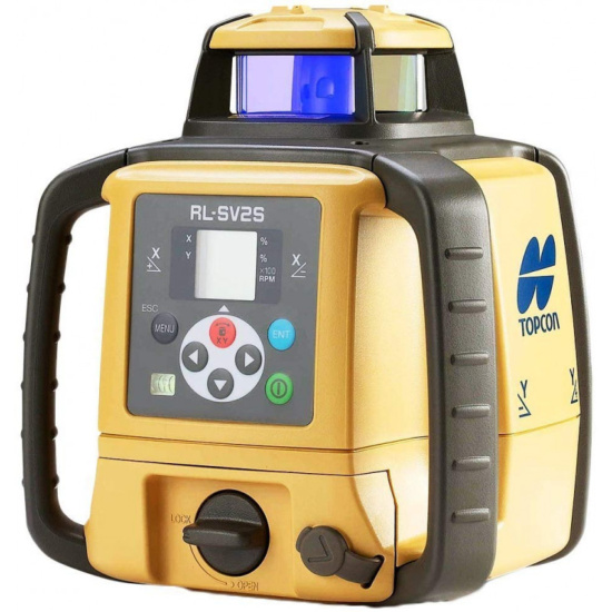Laser rotatif double pente