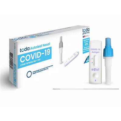 Autotest COVID19 Antigénique Nasal - Boîte de 5 tests