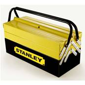 Boite à outils Stanley Métal résistant - 5 casiers - 2 poignées