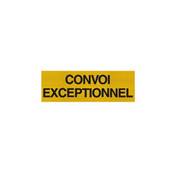 Panneau convoi exceptionnel - Support aluminium - Classe 2 - 1200 X 400 mm