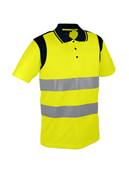 Polo à manches courtes jaune haute visibilité - 150 g/m2 - L - Singer