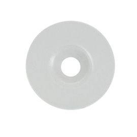 Rondelle pour pointe en acier zingué - 25 X 5 X 1mm - 100 pièces - blanc