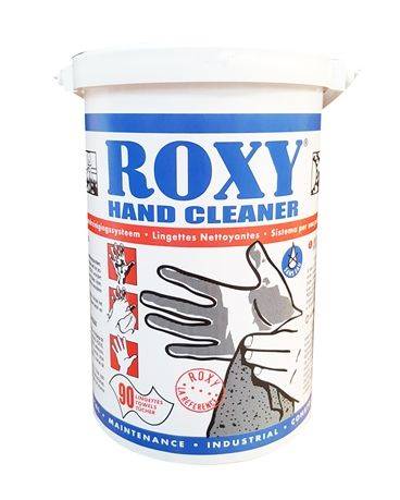 Lingettes nettoyantes pour les mains - Seau de 90 lingettes ROXY - Qualité pro.