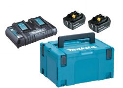 Pack Énergie Makita 18V 5Ah - 2 batteries + chargeur double