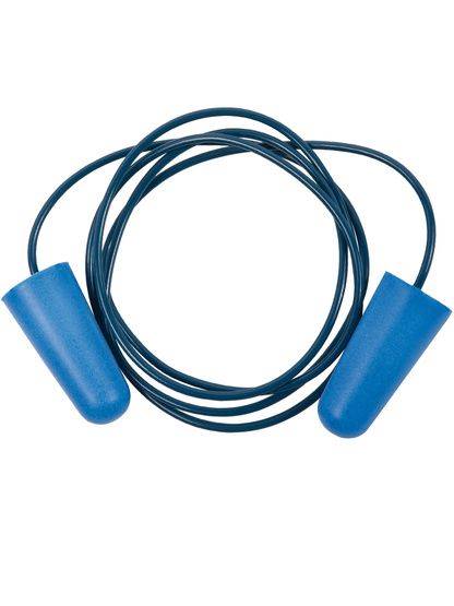 Bouchon antibruit détectable - bleu - Lot de 2 unités (Avec corde) - Singer