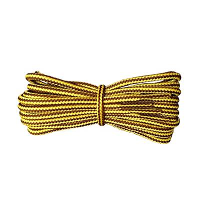 Lacets - La paire - 150 cm - Bicolore Jaune/marron