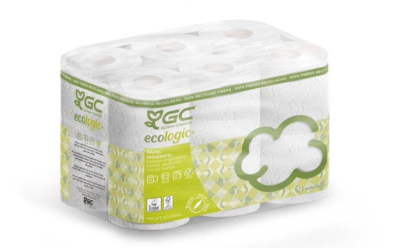 Papier hygiénique - Produit écologique Ecolabel - Lot de 12
