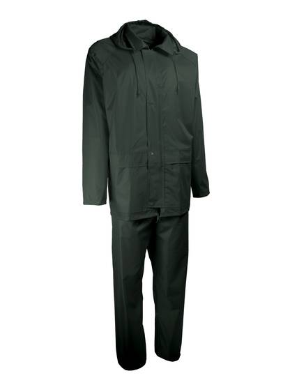 Veste et pantalon de pluie - Modèle souple - Coloris Vert - Taille XL - Singer