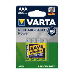 Piles Rechargeables Varta Ready 2 Use AAA HR03 800 mAh