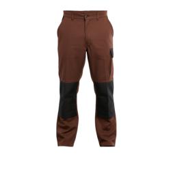 Pantalon Poches Genoux Lenny Chocolat/Noir