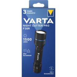 Lampe Torche LED Varta Night Cutter F30R Rechargeable 1500 Lumens