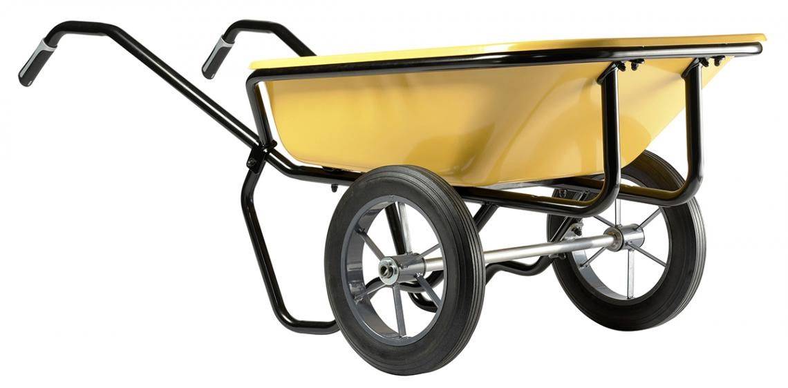 Brouette à deux roues Haemmerlin - Capacité 160L - Roues pleines