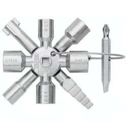 Clé universelle multi-usage pour armoires de commande — KNIPEX TwinKey