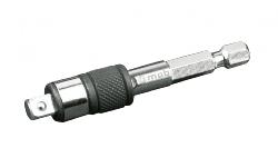 Adaptateur 2 en 1 porte-embouts porte-douilles 1/4"