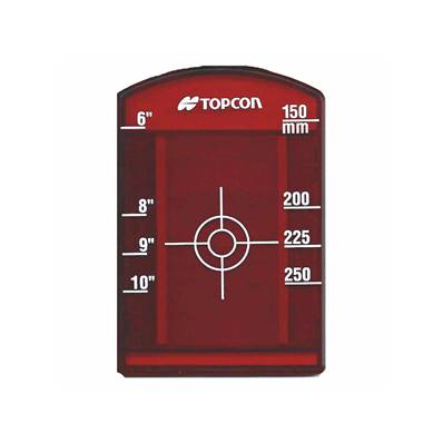Cible Rouge pour Lasers Topcon TP-L4B/L5B/L6WB - Petite Cible