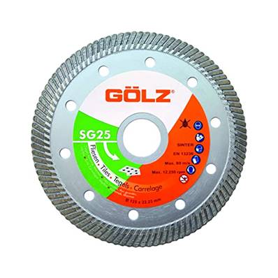 Disque diamanté SG25 Gölz - Carrelages - Diamètre 125 mm