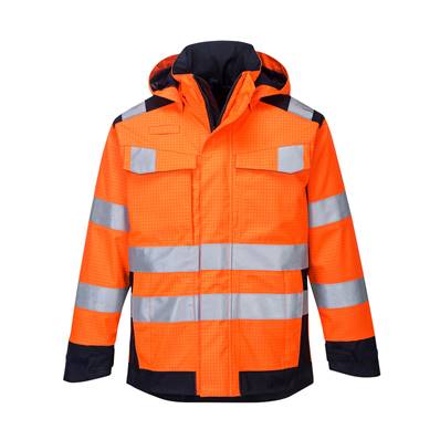 Veste de pluie Modaflame Multirisques MV70 Orange/Marine - Taille L