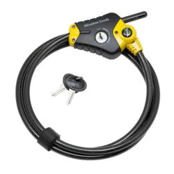 Câble de Verrouillage Python Master Lock 8428EURDPRO – Réglable 1,8 m – Ø 10 mm