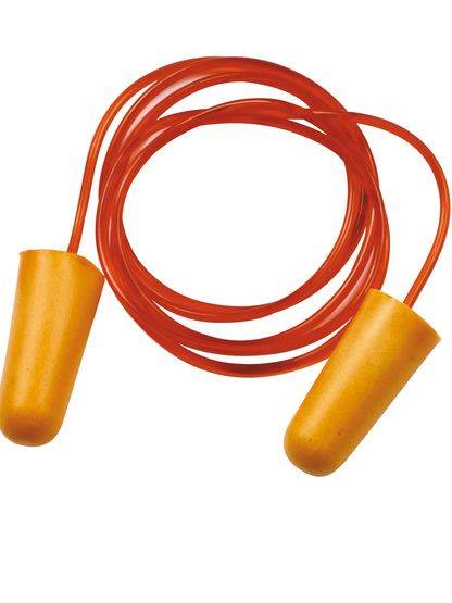 Bouchon antibruit - Coloris orange - Lot de 2 unités (Avec corde) - Singer
