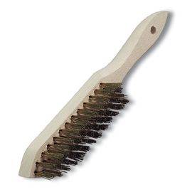 Brosse métallique - Modèle à manche - 4 Rangs