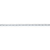 Chaine Droite Maillon Long Zinguée D=8mm - Lg = 10m