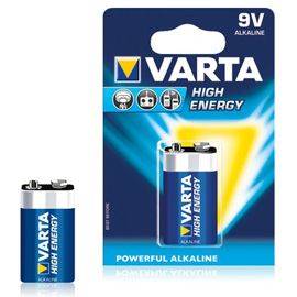 Pile alcaline Varta Long Life Power - 9V - 6LR61 - Le blister de 1