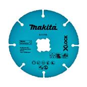 Disque à tronçonner Makita X-Lock - PVC, Plâtre, Tôle - Ø 125 mm - Alésage 22,2