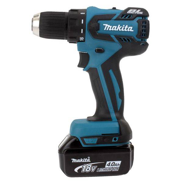 Perceuse visseuse 18V 13mm 1500tr 2batteries+coffret+chargeur - brushless-Makita