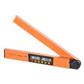 Lecteur d’angles numérique - Long.1m - Affichage 0-180°, % , mm/m - Diode laser