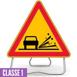 Panneau de signalisation - Pied basculant - Haut.1000mm - Modèle AK22 - CL.1