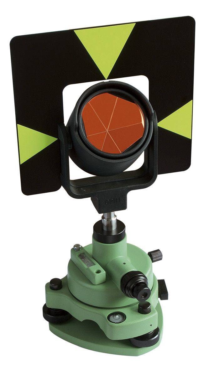 Station prisme type Leica - Const. 34mm - Précision : ±2” - Plomb optique